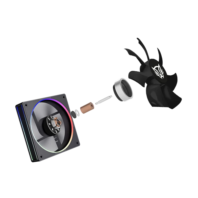 Enfriamiento Liquido Hydrox Expert Level Hyx40 /  Pantalla Oled 2.1 Pulg Full Color / Serie De 7 Pines / Argb / 3 Ventiladores / Hidrodinamico / Software / 2400 Rpm / Intel - Amd / Negro / Br-941808