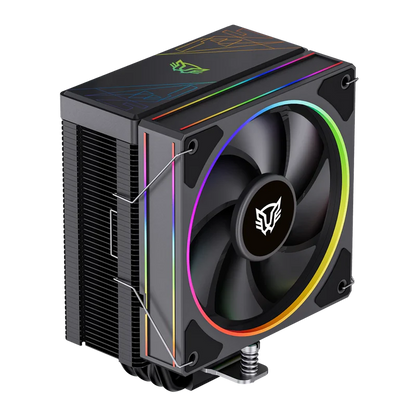 Enfriamiento De Aire Gamer Balam Rush Heliux Pro Hex50 / Disipador / Tdp 220 W / Compatibilidad Universal Amd - Intel / Argb Personalizable / 4 Pipas / Ventilador 120 Mm / Negro / Br-942041