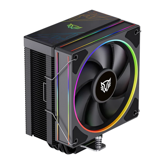 Enfriamiento De Aire Gamer Balam Rush Heliux Pro Hex50 / Disipador / Tdp 220 W / Compatibilidad Universal Amd - Intel / Argb Personalizable / 4 Pipas / Ventilador 120 Mm / Negro / Br-942041