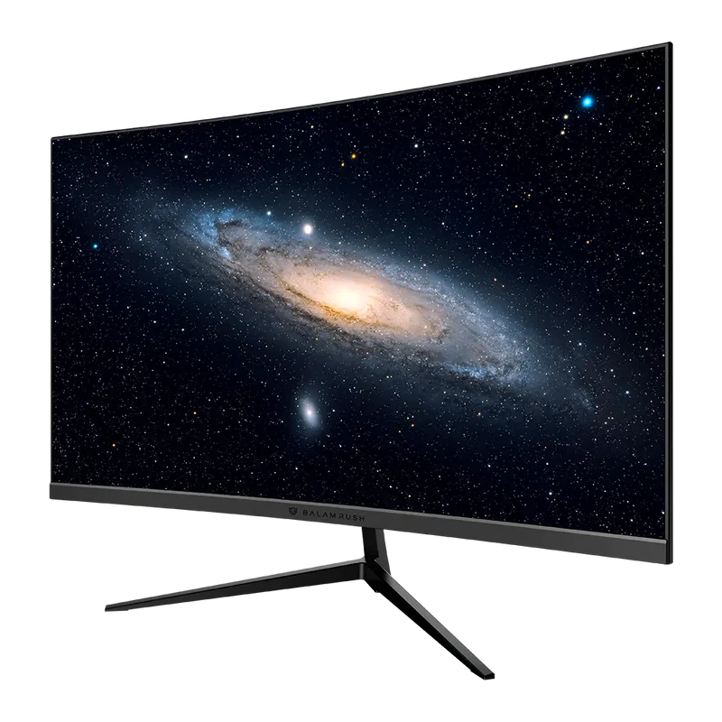 Monitor Gamer Balam Rush Andromeda Mag27y / Curvo / 27 Pulg / Va / Full Hd / 180 Hz / 1 Ms / R1800 / Vesa 100 / Rgb / Overclock 200 Hz / Freesync / Flicker Free / Low Blue Light / Negro / Br-942980