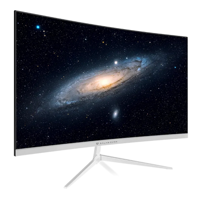 Monitor Gamer Balam Rush Andromeda Mag27y / Curvo / 27 Pulg / Va / Full Hd / 180 Hz / 1 Ms / R1800 / Vesa 100 / Rgb / Overclock 200 Hz / Freesync / Flicker Free / Low Blue Light / Blanco / Br-942997