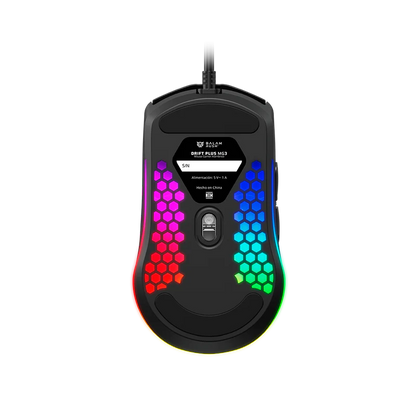 Mouse Gamer Balam Rush Drift Plus Mg3 / Alambrico Usb / Ergonomico / Iluminacion Rgb Dinamica / 6 Botones / 7200 Dpi Ajustable / Sensor Optico / Windows - Mac / Negro / Br-943512