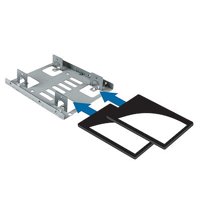 Bracket De Montaje Para 2 Unidades De Disco Duro Hdd De 2.5 A BahÍa De 3.5 Pulgadas - Startech.com Mod. Bracket25x2