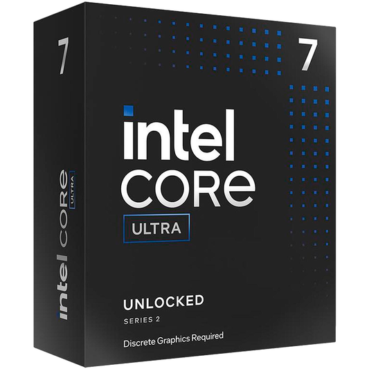 Procesador Intel Core Ultra 7-265kf S-1851 Serie 2 /hasta 5.5 Ghz /cache 30mb /20 Cores (8p+12e) /sin Graficos /sin Disipador /gamer Alto
