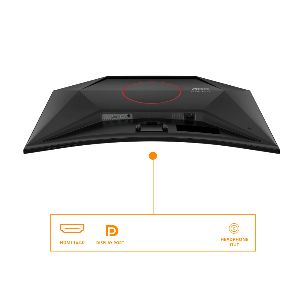 Monitor Aoc Gamer Curvo 32 / C32g42ze / Panel Va / 240 Hz / T.r. 4 Ms Gtg / 0.3 Ms Mprt / Adaptive Sync  / Hdmi / Vga / Dp / Aspecto 16:9 / Resolucion 1920 X 1080 / Brillo 300 Cd/m2 / Vesa