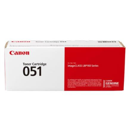 Toner Canon 051 Negro, Rendimiento 1,700 Paginas Compatible  Lbp162dw, Mf264dw, Mf267dw, Mf269dw.