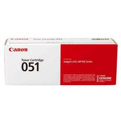 Toner Canon 051 Negro, Rendimiento 1,700 Paginas Compatible  Lbp162dw, Mf264dw, Mf267dw, Mf269dw.