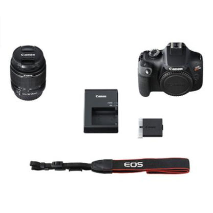 Camara Canon Eos Rebel T100, 18 Mp, Lente Ef-s 18-55mm, Sensor Cmos, Procesador Digic 4, Video Full Hd 1080, Iso Foto 6400- Video 6400, Puntos De Enfoque 9 Af, Lcd 2.7 Pulgadas