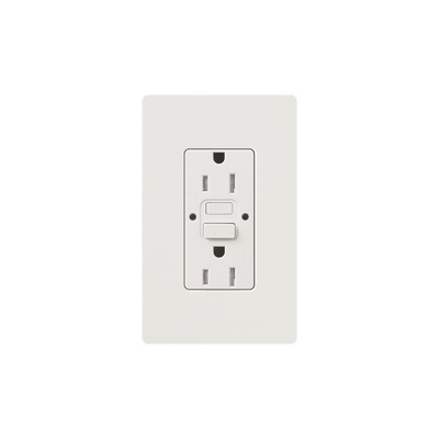Tomacorriente 125v 15a Resistente A Manipulaciones, Color Blanco.