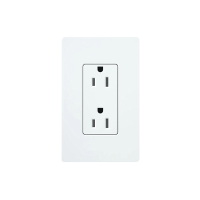 Tomacorriente Receptáculo Convencional  120v, 15a, Color Blanco.