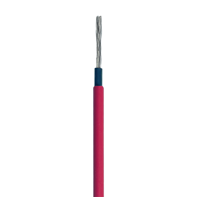 Cable Fotovoltaico Rojo / Cobre Estañado / 6 Mm² (10 Awg) / 2000v / Rollo 100m / Ul 4703 Y Tuv
