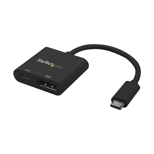 Adaptador Usb C A Displayport Con Entrega De Alimentación - 4k 60hz Hbr2 - Conversor Usb Tipo C A Dp 1.2 Con Carga - Pd De Paso De 60w - Compatible Con Thunderbolt 3 - Startech.com Mod. Cdp2dpucp
