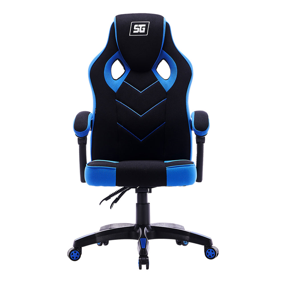 Silla Gamer / Vorago, Start The Game / Cgc301-bl, Tela, Reclinable, Negro/azul