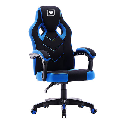 Silla Gamer / Vorago, Start The Game / Cgc301-bl, Tela, Reclinable, Negro/azul