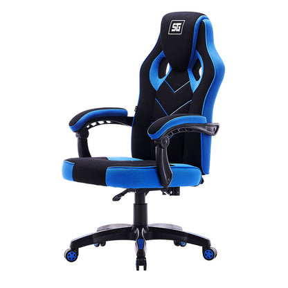 Silla Gamer / Vorago, Start The Game / Cgc301-bl, Tela, Reclinable, Negro/azul