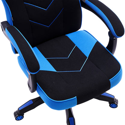 Silla Gamer / Vorago, Start The Game / Cgc301-bl, Tela, Reclinable, Negro/azul