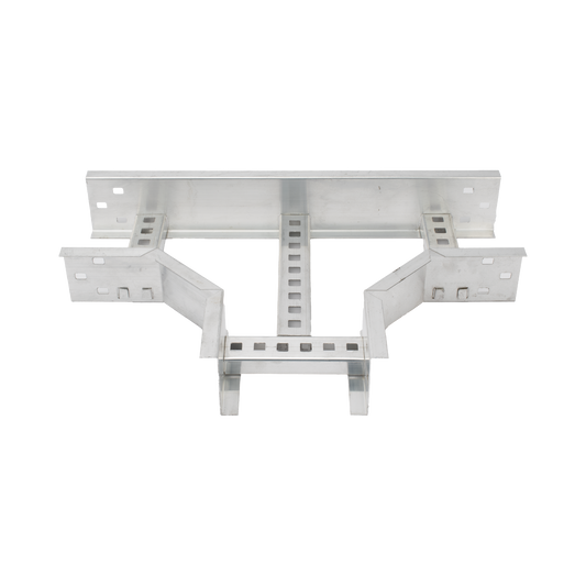 Derivación "T" Horizontal de Aluminio Perfil Z / Peralte 3 1/4" / Ancho 9"/ Radio 8" / Incluye Tornillería (CHTHEZ314R8X9AK)