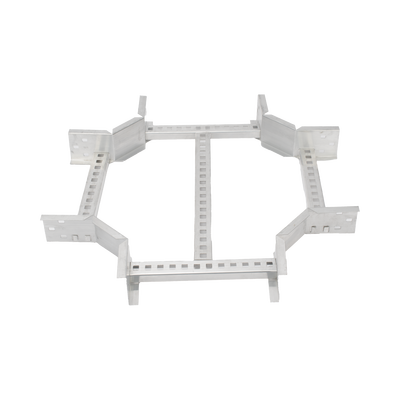 Derivación "x" Horizontal De Aluminio Perfil Z / Peralte 3 1/4" / Ancho 12"/ Radio 8" / Incluye Tornillería (chxhez314r8x12ak)