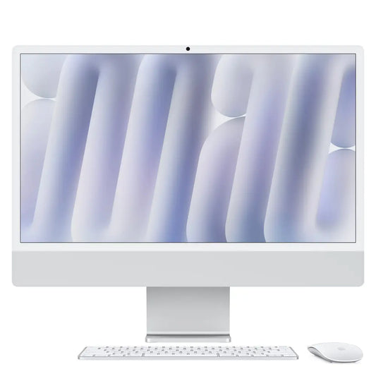 Imac 24 Retina 4.5k/chip M4 De Apple Cpu 10 Nucleos Y Gpu 10 Nucleos/24gb/512gb Ssd/4 Puertos Thunderbolt 4/gigabit Ethernet/magic Keyboard Con Touch Id/plata