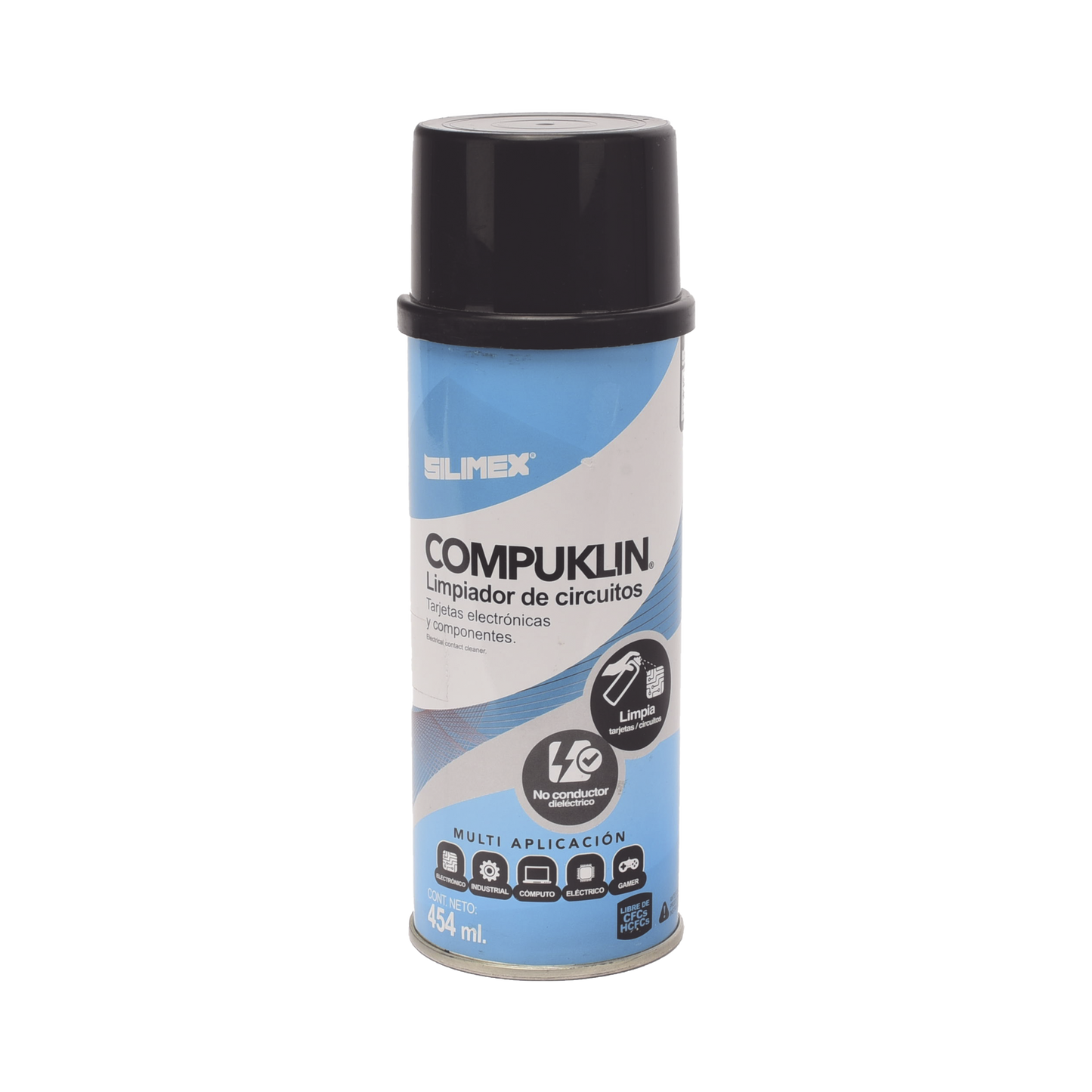 Aerosol Compuklin Limpiador Desengrasante De Tarjetas Electronicas 454 Ml Silimex
