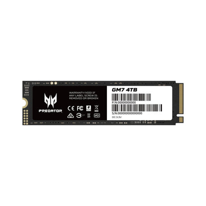 Unidad De Estado Solido Ssd Interno Predator Gm7 4tb M.2 2280 Nvme Pcie Gen 4x4 Lect.7200 Escrit.6300 Mbs 3d Tlc Nand Pc Laptop Minipc (bl.9bwwr.120)