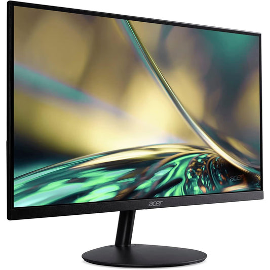 Monitor Acer Sa2 Sa242y H1bi, 23.8 Pulgadas, Fhd, 1920 X 1080, 100hz, Va, 4 Ms Gtg, Hdmi, Vga, Vesa, Incl, Incluye Hdmi, Negro, 3 AÑos De Garantia