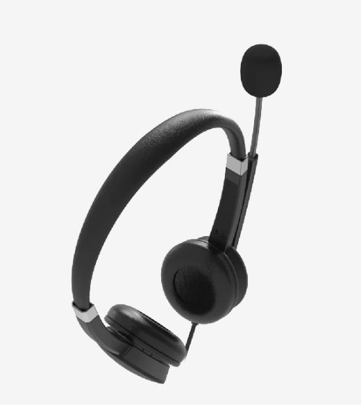 Audifonos Acteck Centric Pro Hp640 / Alámbricos / Diadema Para Conferencia / Usb / Micrófono Flexible / 4 Botones Controladores / Negro / Ac-935319