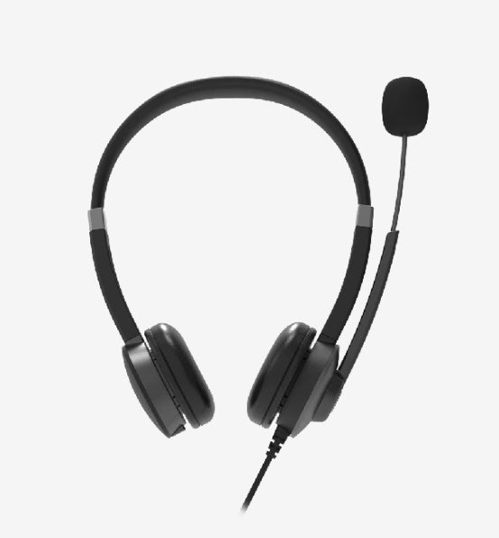 Audifonos Acteck Centric Pro Hp640 / Alámbricos / Diadema Para Conferencia / Usb / Micrófono Flexible / 4 Botones Controladores / Negro / Ac-935319