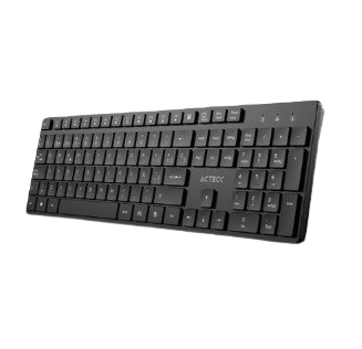Teclado Acteck Vantage Aero Ti555 / Inalambrico Dongle Usb / EspaÑol / Multimedia / Windows / 105 Teclas / Negro / Ac-943468