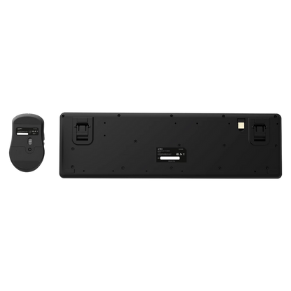 Kit Acteck Creator Silent Pro Mk474 / Teclado Y Mouse / Inalambrico Dongle Usb / Win, Mac, Android / Membrana /106 Teclas / Ergonomico / 5000 Dpi Ajustable / 6 Botones / Optico / Negro /ac-943505