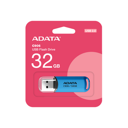 Memoria Adata 32gb Usb 2.0 C906 Azul (ac906-32g-rwb)