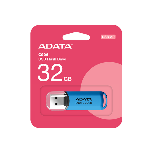 Memoria Adata 32gb Usb 2.0 C906 Azul (ac906-32g-rwb)