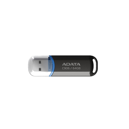 Memoria Adata 64gb Usb 2.0 C906 Negro (ac906-64g-rbk)