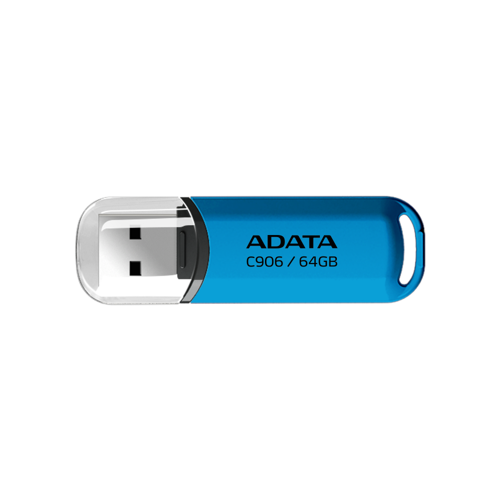 Memoria Adata 64gb Usb 2.0 C906 Azul (ac906-64g-rwb)