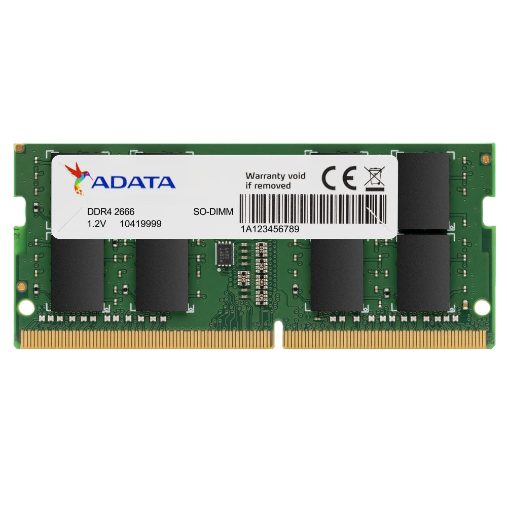 Memoria Adata Sodimm Ddr4 16gb Pc4-21300 2666mhz Cl19 260pin 1.2v Laptop/aio/mini Pcs (ad4s266616g19-sgn)