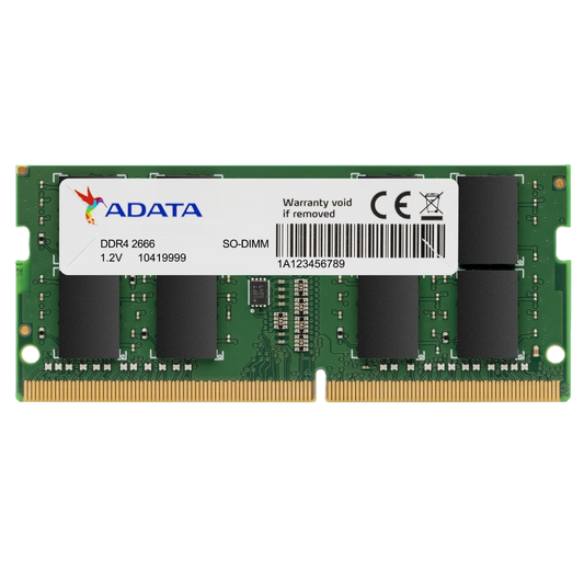 Memoria Adata Sodimm Ddr4 16gb Pc4-21300 2666mhz Cl19 260pin 1.2v Laptop/aio/mini Pcs (ad4s266616g19-sgn)