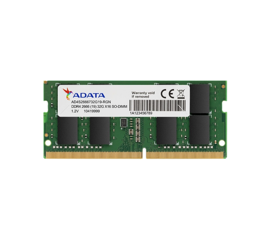 Memoria Adata Sodimm Ddr4 8gb Pc4-21300 2666mhz Cl19 260pin 1.2v Laptop/aio/mini Pcs (ad4s26668g19-sgn)