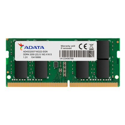 Memoria Adata Sodimm Ddr4 8gb Pc4-25600 3200mhz Cl22 260pin 1.2v Laptop/aio/mini Pcs (ad4s32008g22-sgn)