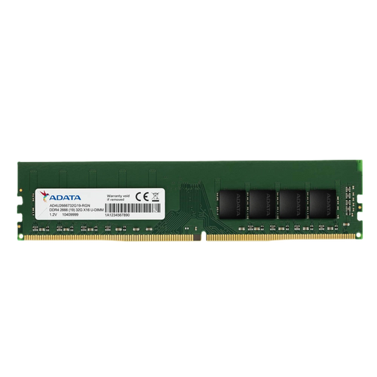 Memoria Adata Udimm Ddr4 4gb Pc4-21300 2666mhz Cl19 288pin 1.2v Pc (ad4u26664g19-sgn)