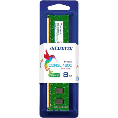 Memoria Adata Udimm Ddr3l 8gb Pc3-12800 1600mhz Cl11 240pin 1.35v P/pc (addu1600w8g11-s)