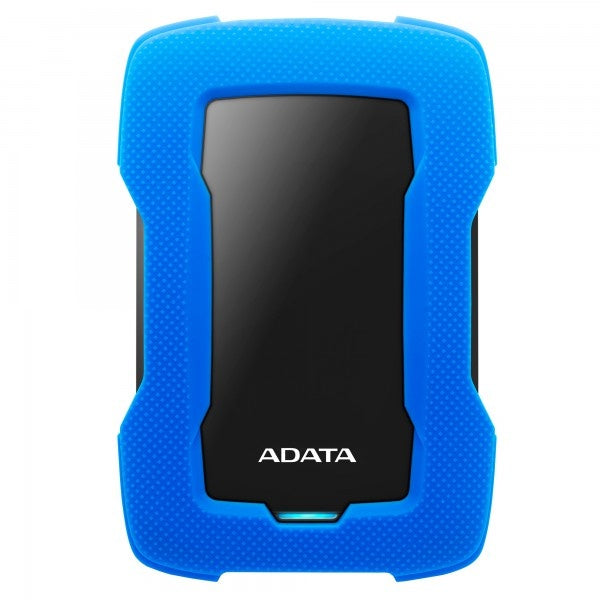 Disco Duro Externo Adata Hd330 2tb Portatil 2.5 Usb 3.2 Windows Mac Linux Contragolpes Slim Color Azul (ahd330-2tu31-cbl)