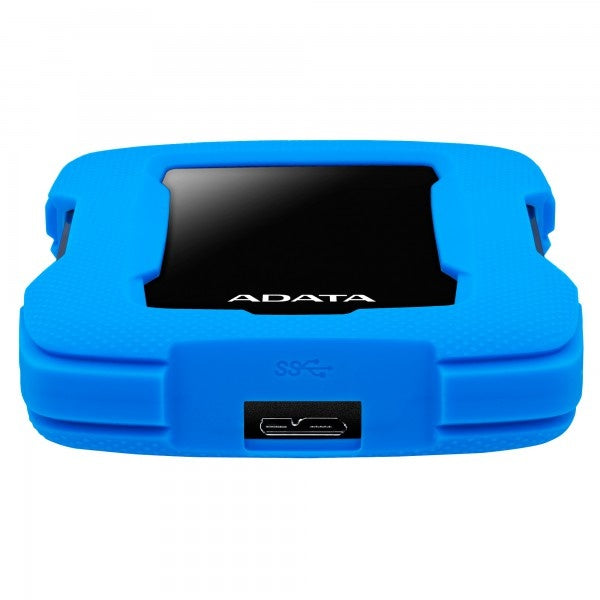 Disco Duro Externo Adata Hd330 2tb Portatil 2.5 Usb 3.2 Windows Mac Linux Contragolpes Slim Color Azul (ahd330-2tu31-cbl)