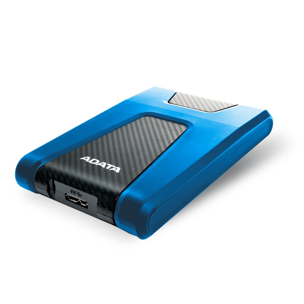 Disco Duro Externo Adata Hd650 1tb Portatil 2.5 Usb 3.2 Windows Mac Linux Contragolpes Color Azul (ahd650-1tu31-cbl)