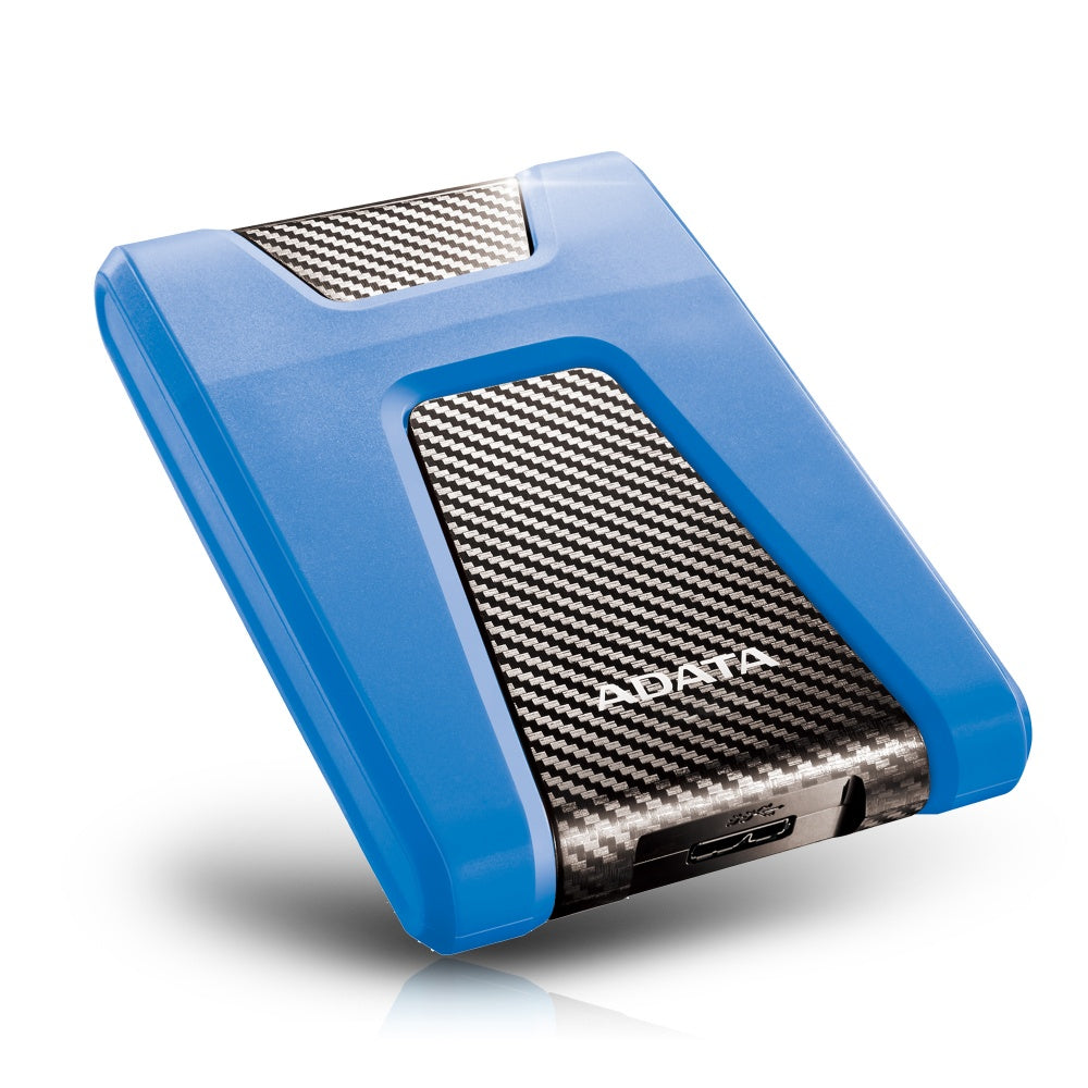 Disco Duro Externo Adata Hd650 1tb Portatil 2.5 Usb 3.2 Windows Mac Linux Contragolpes Color Azul (ahd650-1tu31-cbl)