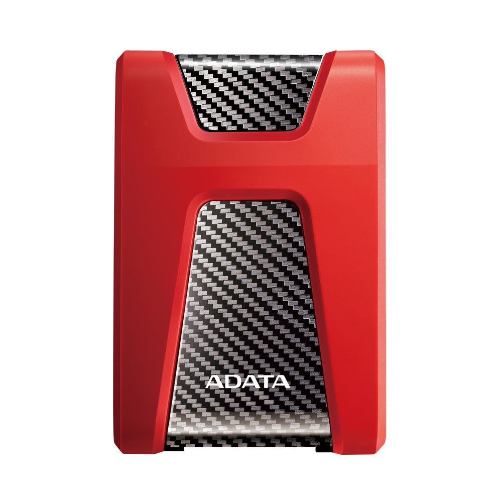Disco Duro Externo Adata Hd650 1tb Portatil 2.5 Usb 3.2 Windows Mac Linux Contragolpes Color Rojo (ahd650-1tu31-crd)