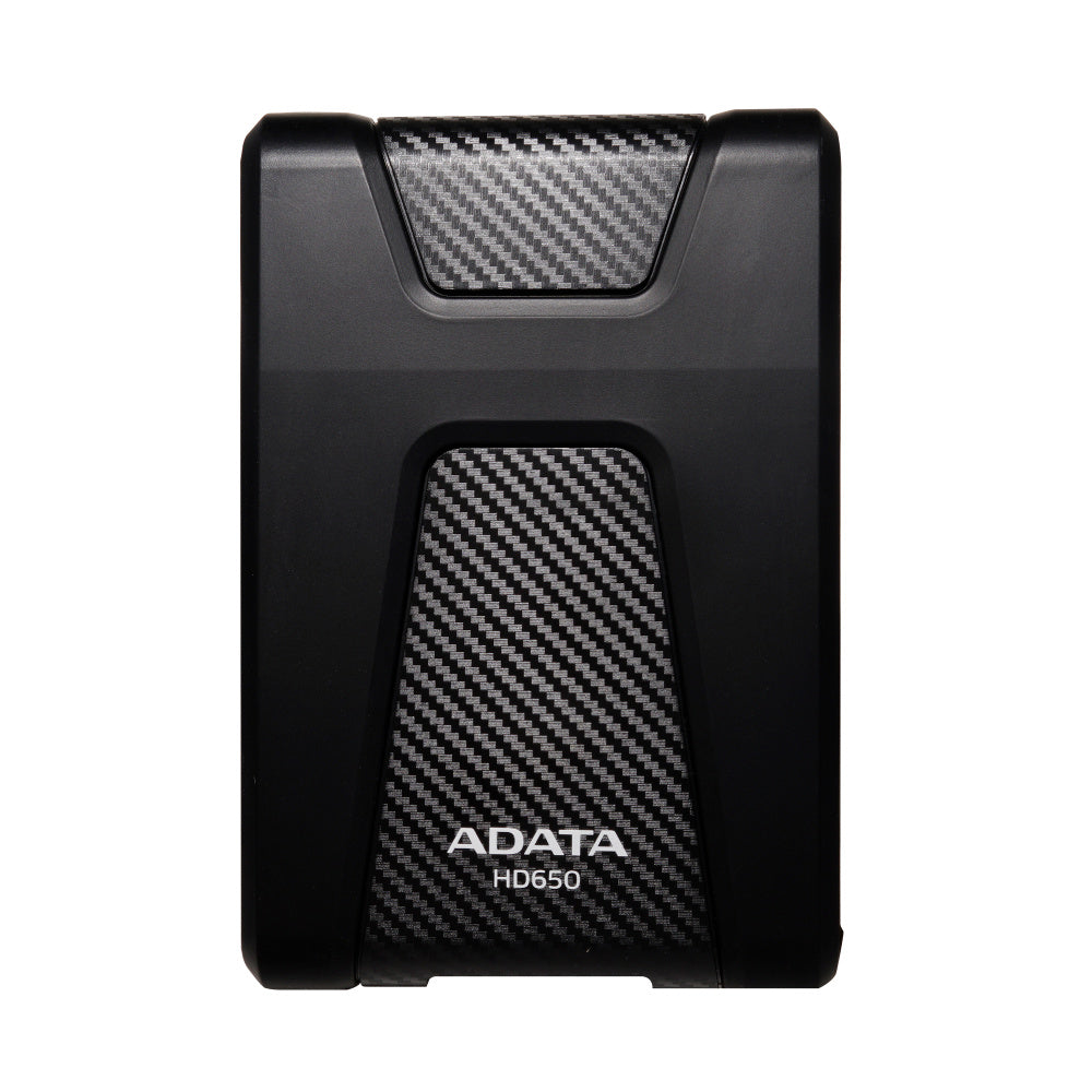Disco Duro Externo Adata Hd650 2tb Portatil 2.5 Usb 3.2 Windows Mac Linux Contragolpes Color Negro (ahd650-2tu31-cbk)