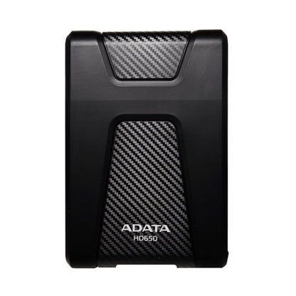 Disco Duro Externo Adata Hd650 2tb Portatil 2.5 Usb 3.2 Windows Mac Linux Contragolpes Color Negro (ahd650-2tu31-cbk)