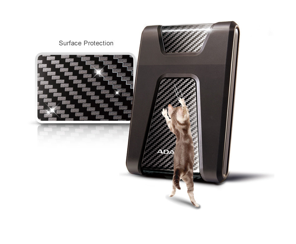 Disco Duro Externo Adata Hd650 2tb Portatil 2.5 Usb 3.2 Windows Mac Linux Contragolpes Color Negro (ahd650-2tu31-cbk)