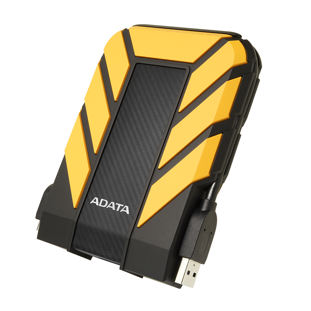 Disco Duro Externo Adata Hd710p 2tb Portatil 2.5 Usb 3.2 Windows Mac Linux Contragolpes Color Amarillo (ahd710p-2tu31-cyl)