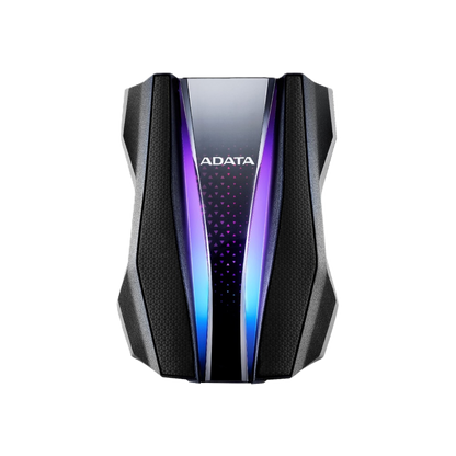 Disco Duro Externo Adata Hd770g 1tb Portatil 2.5 Usb 3.2 Windows Mac Linux Contragolpes Gaming Rgb Color Negro (ahd770g-1tu32g1-cbk)